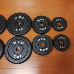 バーベル・ダンベル　プレート WHG  35kgの画像