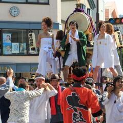 岡谷太鼓祭　川岸太鼓みこし連