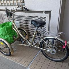 前二輪の三輪自転車