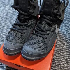 値下げ　Nike　レスリングシューズ　22.5センチ　黒　新品未使用の画像