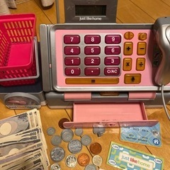 レジスター　女の子　おままごと　おもちゃの画像