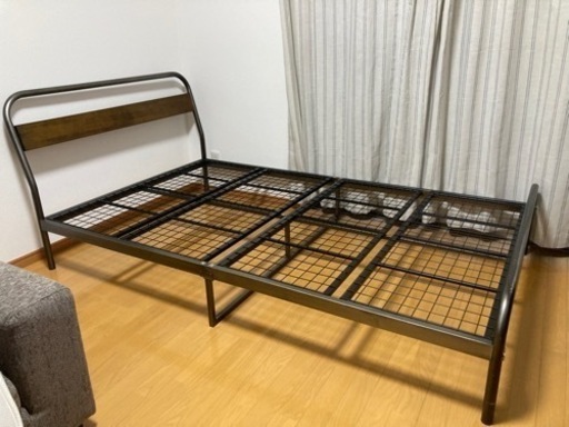 セミダブル ベッドフレーム+マットレス