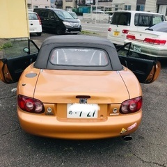 下取りも可能 💫🚗 ロードスター M パッケージ NB6C 1999 年。走行距離125000km。車検 R6/12 価格はコミコミです💫の画像