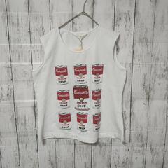 タグ付き！Campbell Soupビーズ刺繍タンクトップ
