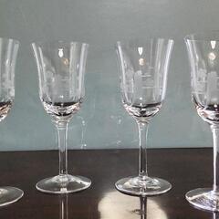 美品✨SASAKI CRYSTALワイングラスの画像