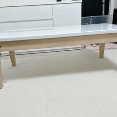 ローテーブル　ホワイトの画像