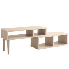 奥行き30cm伸長式テレビ台(幅75-135cm WW) 商品コ...
