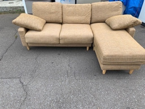万代店　カウチソファ　３人掛けソファ