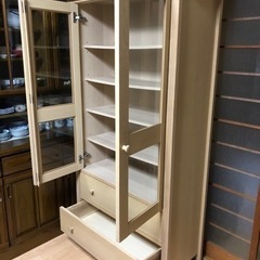【価格交渉可】ニトリ　食器棚　キャビネット　オーランド2の画像