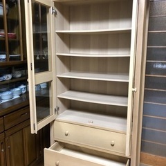 【価格交渉可】ニトリ　食器棚　キャビネット　オーランド2の画像