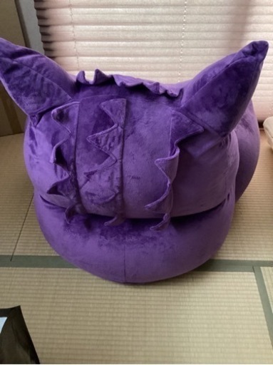 最後の値引き※ポケモンキャラクター「ゲンガー」ビーズソファ 未使用