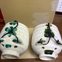 豚の香取線香入れ！二個の画像
