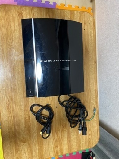 PS3 本体 CECHH00 ブラック電源コードとセット（ジャンク）