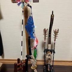 こどもの日　五月飾り　こいのぼり　兜　御弓太刀　節句