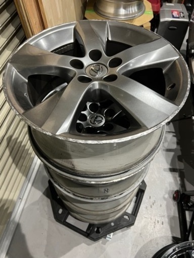 レクサスIS純正　18インチ　アルミホイール　ハイグロス　4本セット　スペア、スタッドレスに、トヨタ車にも