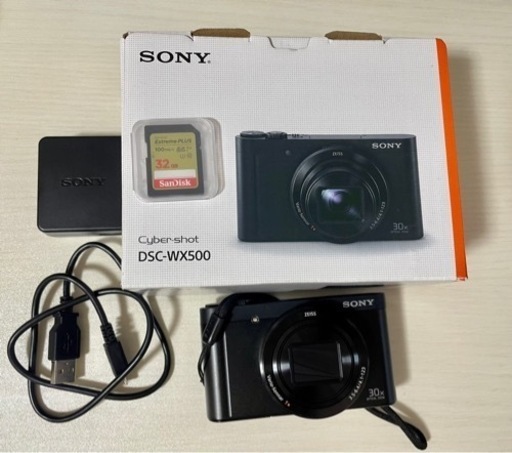 【SDカード付】SONY Cyber-Shot WX DSC-WX500(B)