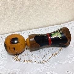 【昭和レトロ】こけし 若山牧水 短歌  創作こけし 伝統こけしの画像