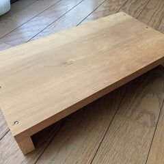 整理台　踏み台　木製　シンプル　小型　子供（２）