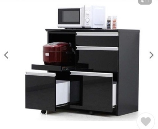 ※購入者様決定 キッチンカウンター 鏡面仕上げ 使用期間1年未満美品