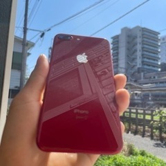 『美品』iphone 8 Plus 64GBレッド SIMフリー  バッテリー内容100%