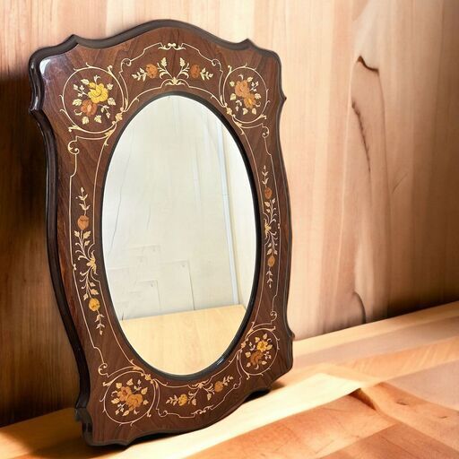 【美品】高級イタリア製アンティーク壁掛けミラー　ドマン　象嵌　鏡　ヴィンテージ 2025年最新】ドマン 鏡の人気アイテム - メルカリ 【美品】高級