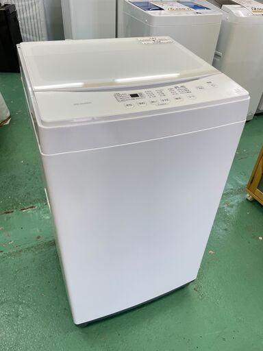 ★アイリスオーヤマ★ 6kg洗濯機 2020年 IAW-T603WL IRIS ガラストップ コンパクト 50/60Hz共用 生活家電 福島 郡山市 a