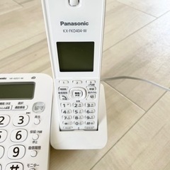 Panasonic コードレス電話機　子機1台付　箱ありの画像
