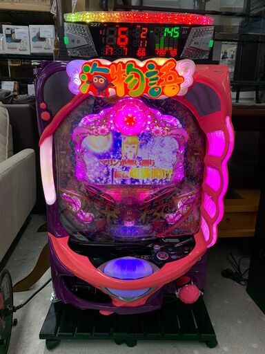 値下げしました！★来店限定★　パチンコ実機 CRスーパー海物語in沖縄4 桜バージョン 319ver　玉循環器搭載　データカウンター付き