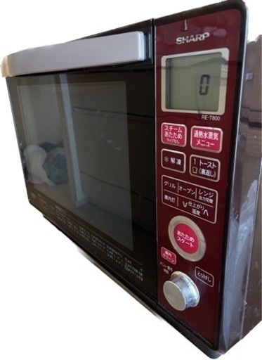 シャープRE-T800-R 過熱水蒸気オーブンレンジ 電子レンジ