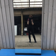 大きな姿見（鏡）　自立不可の画像