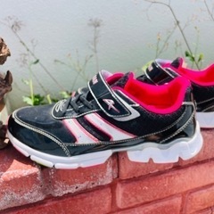 【女の子】美品スニーカー24.5センチ