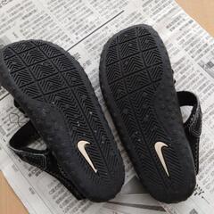 (値下げ！)16cm　ナイキ　サンダル　アクアシューズ　黒色の画像