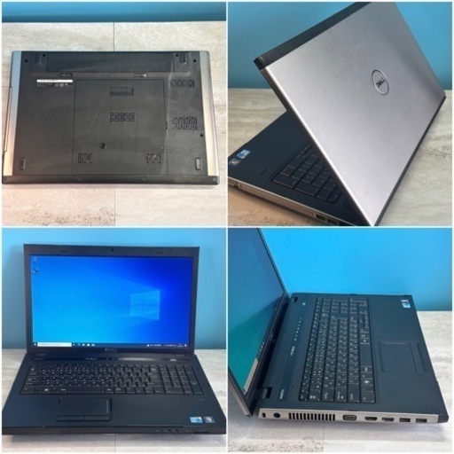 【お取引終了】安さが魅力!! 古めですがまだ充分戦えるよう性能底上げ済!!  DVD録画もOK Dell 17.3インチ HD+液晶パネル Core i5 メモリ4G SSD120G