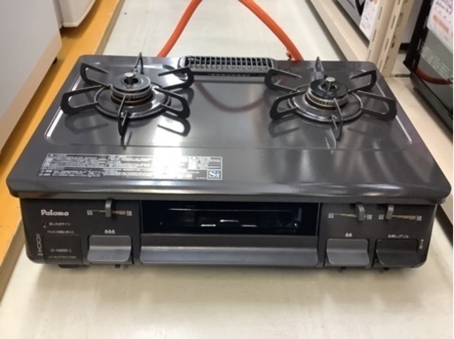 【リサイクルサービス八光】2018年製　パロマ　ガスコンロ　LPガス用　左強火　IC-N86-L