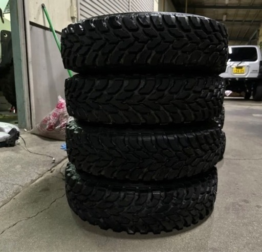 成約済み　ジムニー　JB23 社外　ホイール　マッドタイヤ　195R16C