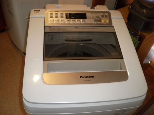 全自動洗濯機 NA-FA80H2　インバーター　8kg　パナソニック　Panasonic　2015年製