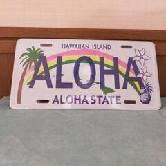 Hawaii　ナンバープレート　飾り