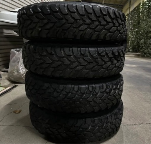 ジムニー　JB23 純正ホイール　マッドタイヤ　195R16C