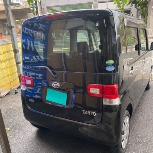 人気、タント黒　車検7年7月、満タン