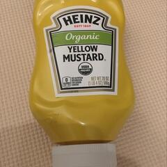 ハインツオーガニックマスタード 566g×2本　コストコの画像