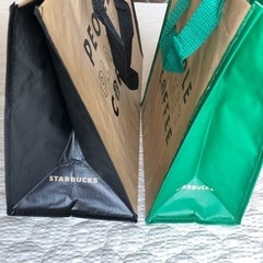 STARBUCKSシンガポール限定エコバッグ2枚セットの画像