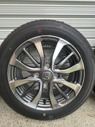 N-BOXカスタム純正アルミホイール4本セット　タイヤ付き　155/65R14