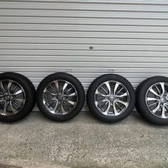 N-BOXカスタム純正アルミホイール4本セット　タイヤ付き　155/65R14