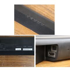 【ヤ取】≪W1090ジ≫ 音出しOK DENON/デノン サウンドバー＆ワイヤレス・サブウーハー DHT-S316 2018年製 ARC/Bluetooth対応 音響機器/オーディオ機器 の画像