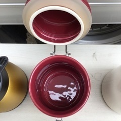 中古　調理器具　保存容器×2   ポット（小）の画像