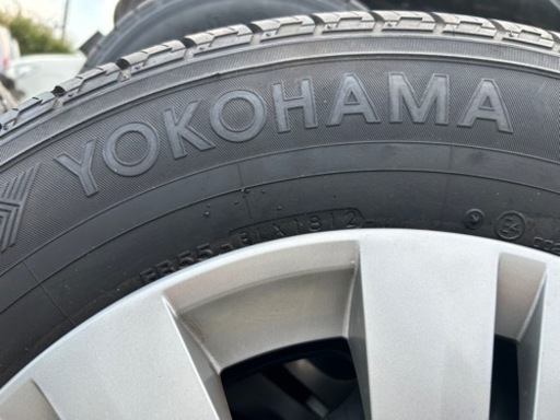 日産キャラバン純正ホイール　タイヤセットバリ山