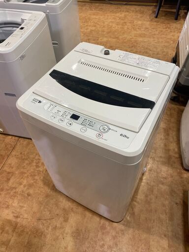 【愛品館市原店】ヤマダ電機 2018年製 6.0Kg洗濯機 YWM-T60A1【愛市I4S031645-104】