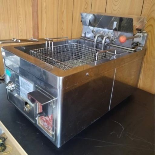 【動確済み】エイシン 業務用 卓上電気フライヤー FF-5 5L 100V 300×470×H220mm エイシン電気 卓上フライヤー 揚げ物 唐揚げ 厨房用品