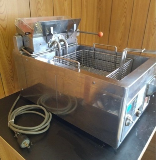 【動確済み】エイシン 業務用 卓上電気フライヤー FF-5 5L 100V 300×470×H220mm エイシン電気 卓上フライヤー 揚げ物 唐揚げ 厨房用品