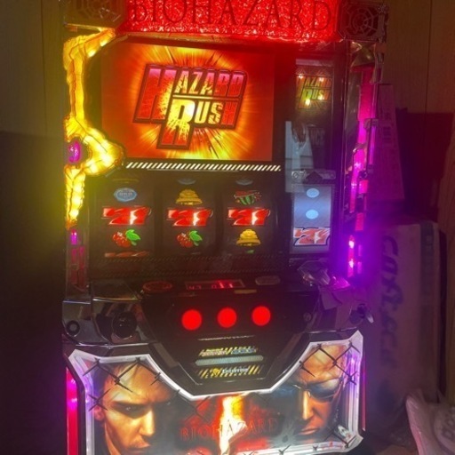 パチスロ実機５号機 バイオハザード5  不要機付